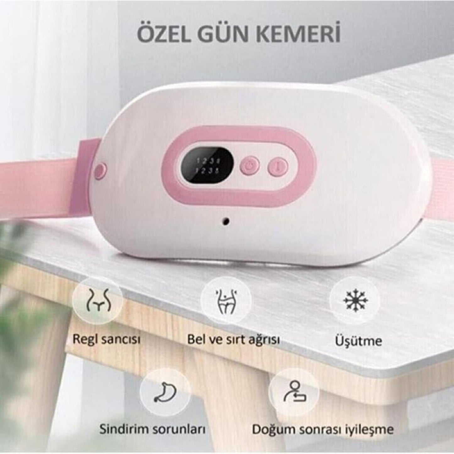 Futblux Akıllı ve Isıtmalı Regl Ağrısı Masaj Kemeri
